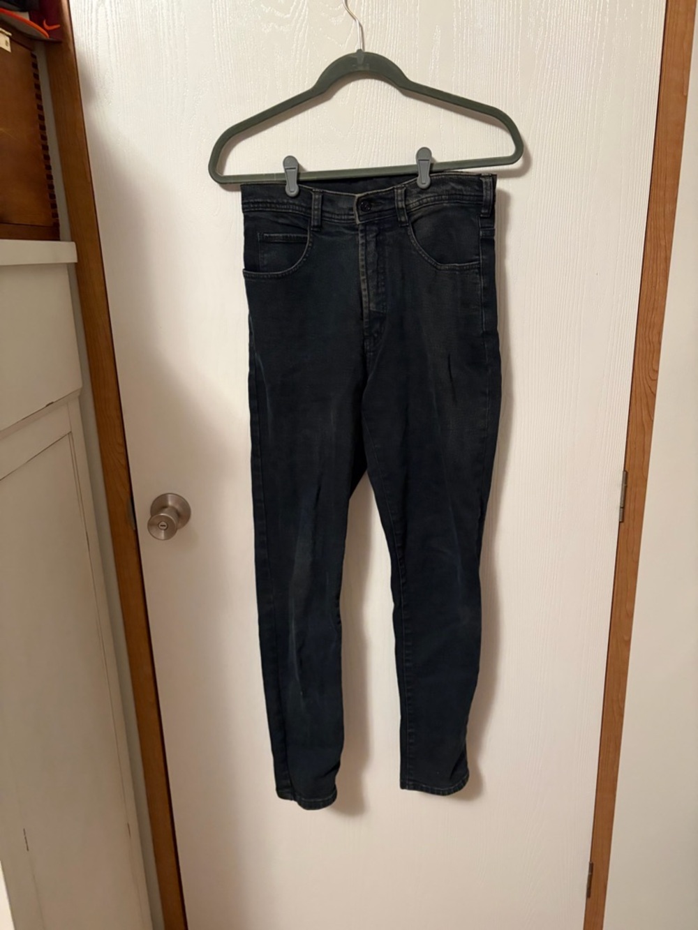 Parasuco Vintage 90s Women’s High-Rise Skinny Jeans SZ 29 Faded Black Wash